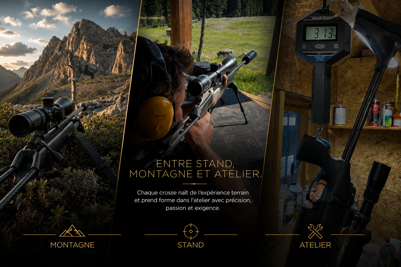 Entre stand, montagne et atelier